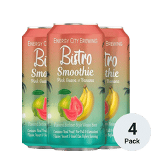 Energy City Bistro Pink Guava & Banana Smoothie