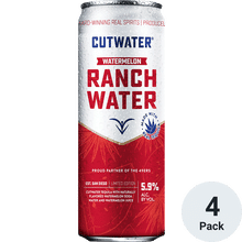 Cutwater 49ers Watermelon Tequila Ranch Water