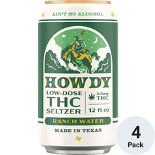 Howdy THC 2.5mg Ranch Water