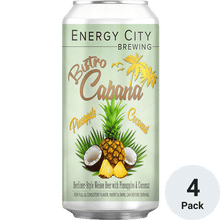 Energy City Bistro Cabana Pineapple Coconut