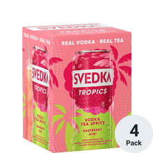 SVEDKA Tropics Raspberry Kiwi Vodka Tea Spritz