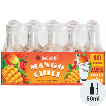 Bacardi Mango Chile Rum 50ml-10pk
