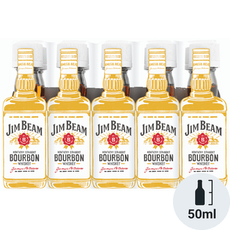 Jim Beam Bourbon 50mL - 10 Pack
