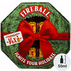 Fireball Cinnamon Whisky Holiday Wreath