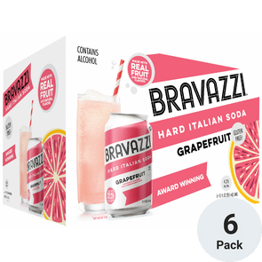Bravazzi Hard Italian Soda Grapefruit