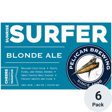 Pelican Sunrise Surfer