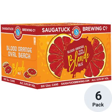 Saugatuck Blood Orange Oval Beach Blonde