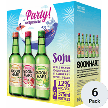 Soonhari Soju 6-Flavor Variety Pack