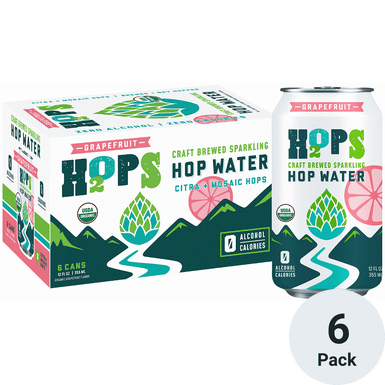H2Ops Non-Alcoholic Grapefruit Hop Water