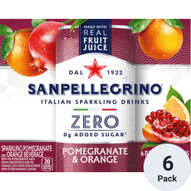 San Pellegrino Zero Pomegranate Orange