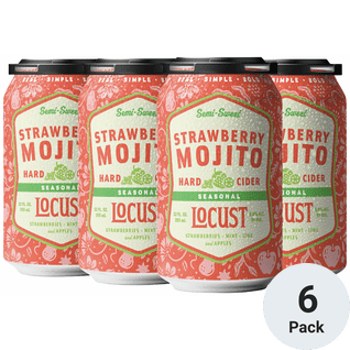 Locust Cider Strawberry Mojito