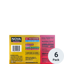 Nova Easy Kombucha Peach & Passionfruit