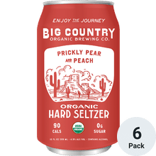 Big Country Prickly Pear Peach Organic Hard Seltzer