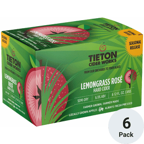 Tieton Lemongrass Rose Cider