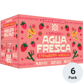 Austin Eastciders Agua Fresca Strawberry Hibiscus