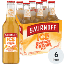Smirnoff Ice Orange Cream Pop 6pk Bottle