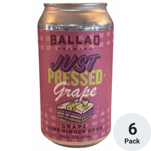 Ballad Just Pressed Grape Lime Ginger Sour Ale