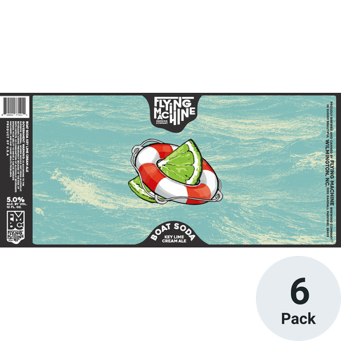 Flying Machine Boat Soda Key Lime Cream Ale