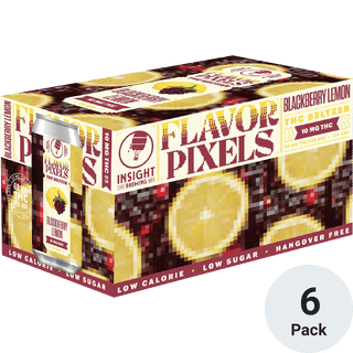 Flavor Pixels THC 10mg Blackberry Lemon