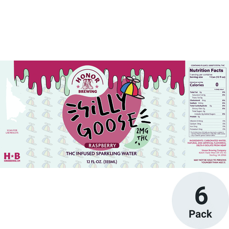 Honor THC 2mg Silly Goose Raspberry
