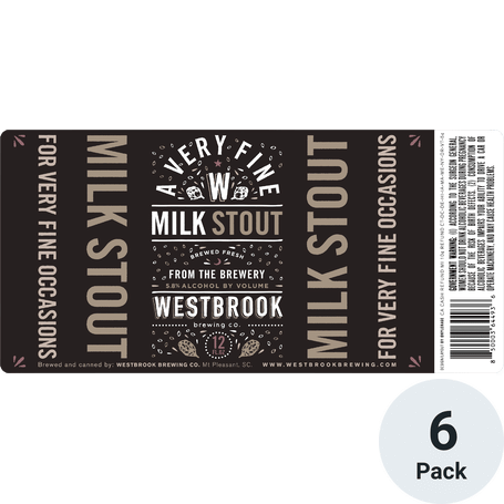 Westbrook A Very Fine Milk Stout