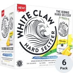 White Claw Pineapple 6 Pack Can
