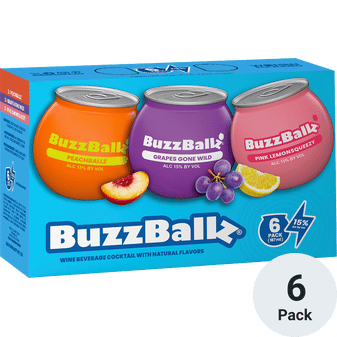 BuzzBallz Fruity Faves Chillers 6 Pack