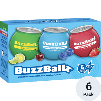 BuzzBallz Variety Pack Chillers 6 Pack