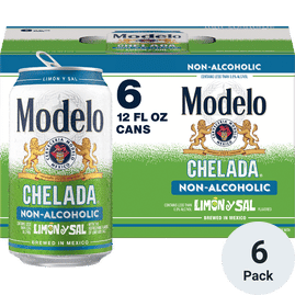 Modelo Chelada Limon y Sal Non-Alcoholic 12oz 6pk Cans