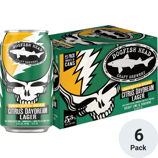 Dogfish Head x Grateful Dead Citrus Daydream Lager Beer