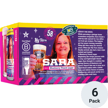 Lakefront My Turn Sara Blueberry Peach Lager