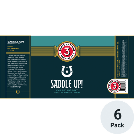 3 Nations Saddle Up West Coast IPA
