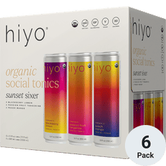Hiyo Non-Alcoholic Sunset Sixer Variety Pack