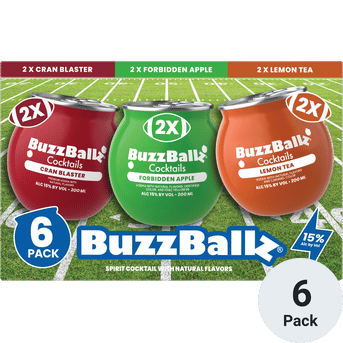 BuzzBallz Tailgate Variety 6 Pack
