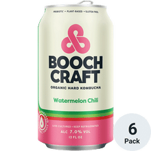 Boochcraft Watermelon Mint Chili High Alcohol Kombucha