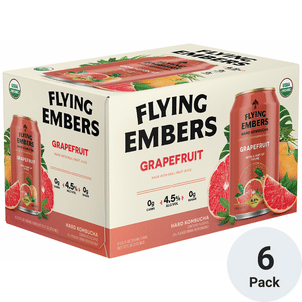 Flying Embers Grapefruit Hard Kombucha