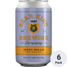 Bear King Hazy Hills Hazy Pale Ale