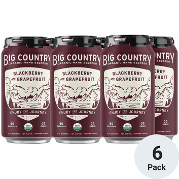 Big Country Organic Blackberry Grapefruit Hard Seltzer