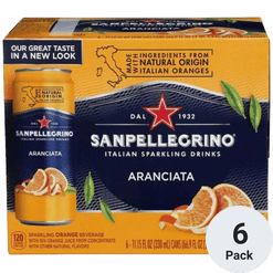 San Pellegrino Aranciata-Orange Can