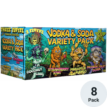 Three Floyds Vodka Soda Variety Pack