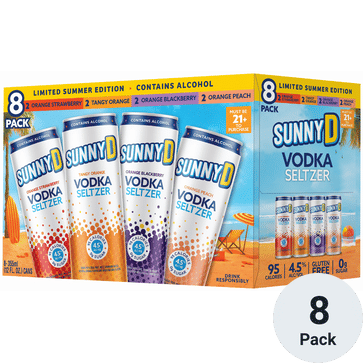 SunnyD Vodka Seltzer Summer Variety