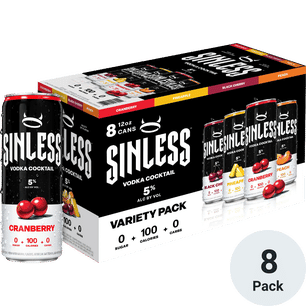 Sinless Spirits Variety Vodka Cocktail