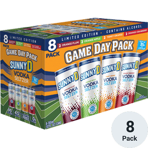 SunnyD Vodka Seltzer Gameday Variety Pack