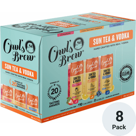 Owl's Brew Sun Tea & Vodka Variety Pack