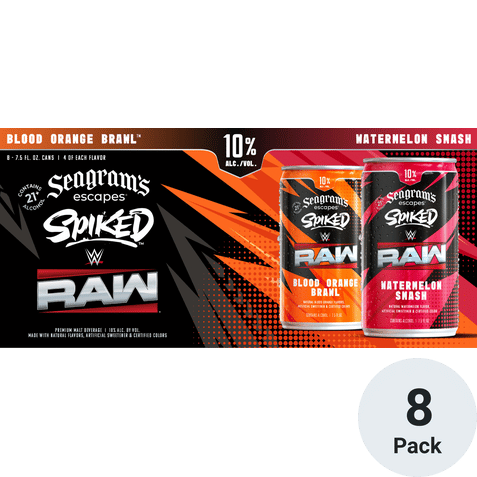 Seagrams Spiked WWE RAW Variety Pack