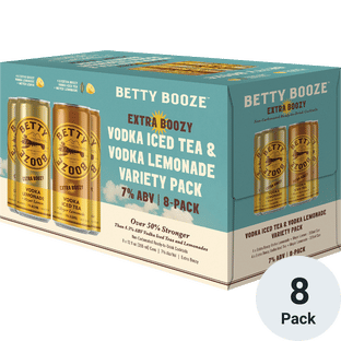 Betty Booze Extra Boozy Iced Tea & Lemonade Variety Pack