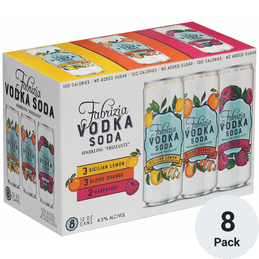 Fabrizia Vodka Soda Variety 8 Pack