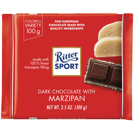 Ritter Sport Dark Chocolate with Marzipan