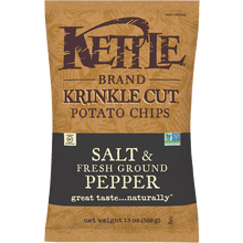 Kettle Chips Salt & Pepper Krinkle Potato Chips