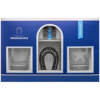 Herradura Blanco Tequila with 2 Glasses Gift